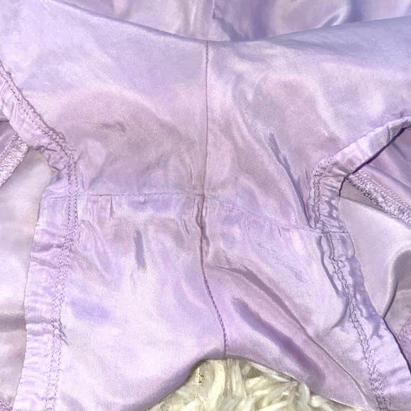 Athleta High-Rise Lilac Purple Drawstring Shorts - Picture 3 of 7